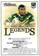 2020 NRL Traders - Legends Case Card