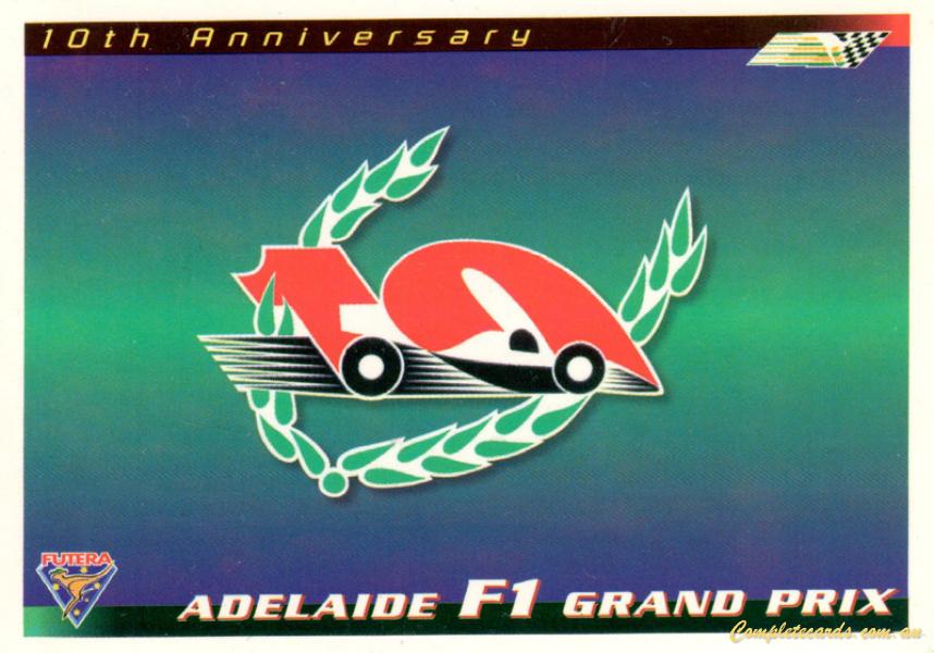 1994 Futera Adelaide F1 Grand Prix - Base