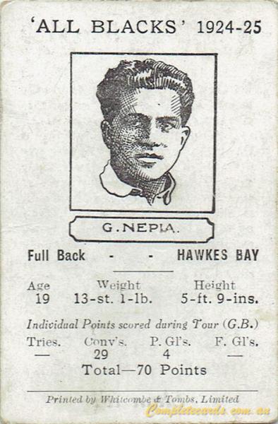 George Nepia