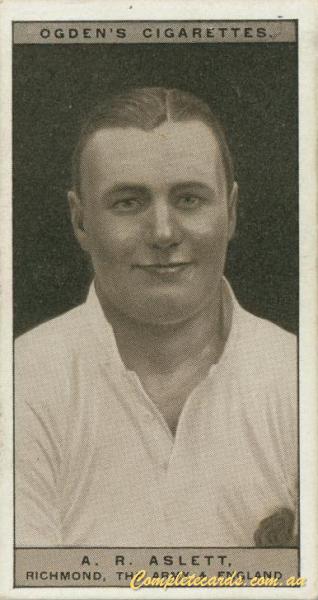 1926 Ogden’s Famous Rugby Players