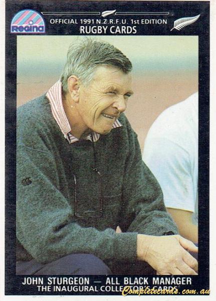 1991 Regina - NZRFU 1st Edition