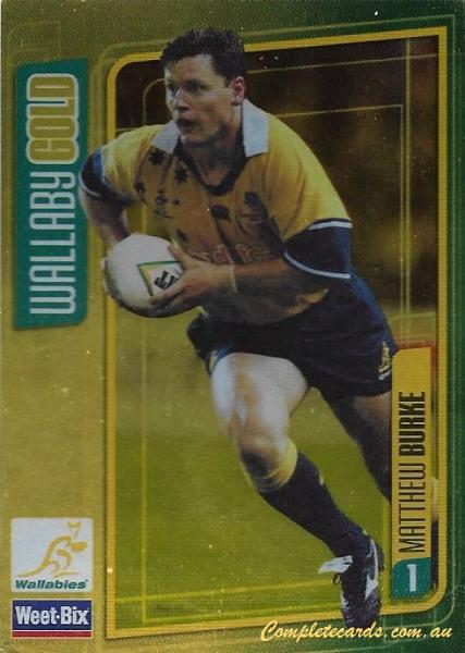 2002 Weet Bix - Wallaby Gold