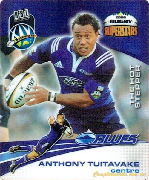 2008 Bluebird Foods Rugby Superstars - Base