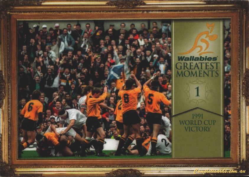 2016 Tap 'N' Play Rugby Trading Cards - Wallabies Greatest Moments
