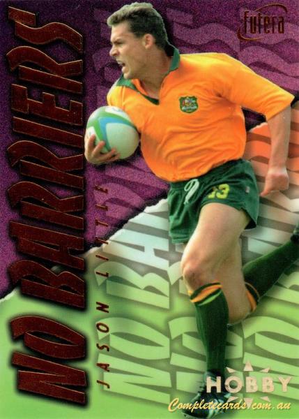 1996 Futera Rugby Union - No Barriers