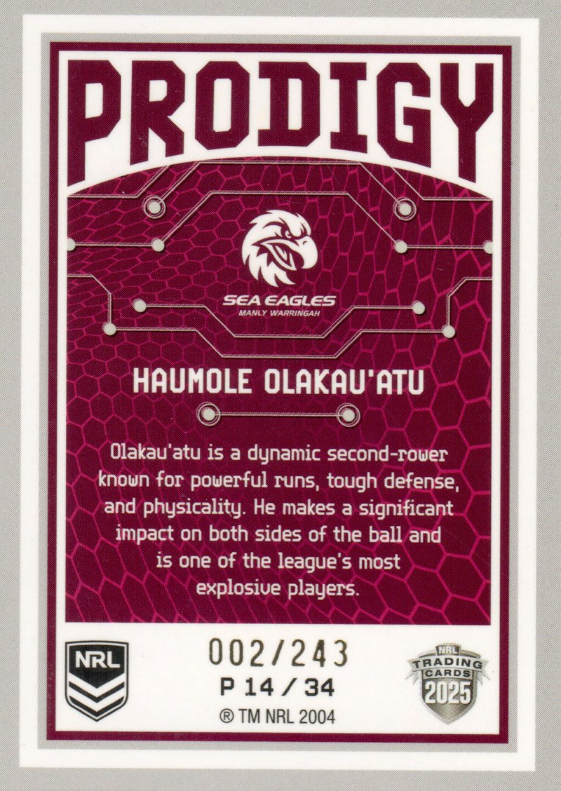 Haumole Olakau'atu back