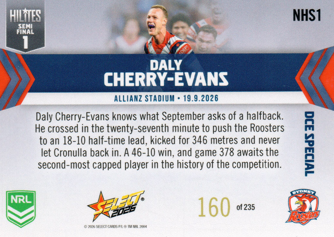 Daly Cherry-Evans back