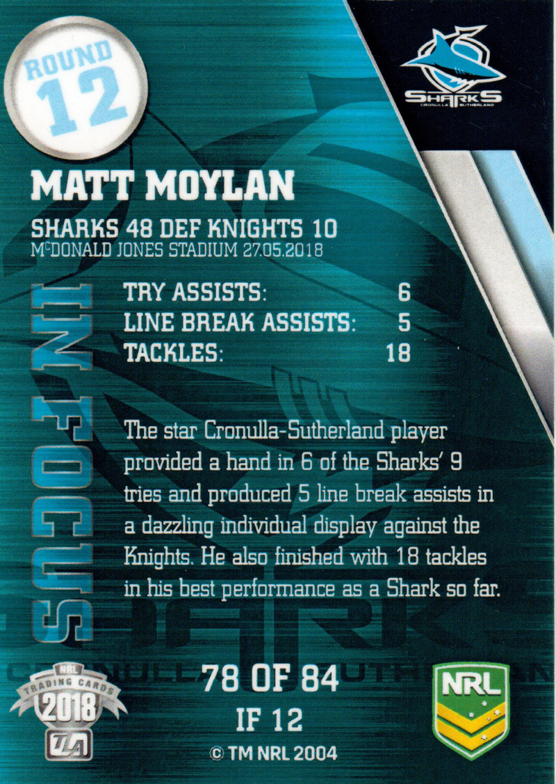 Matt Moylan back