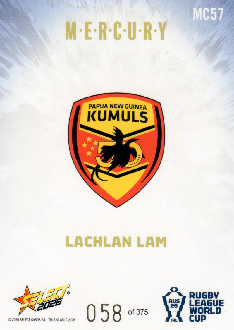 Lachlan Lam back