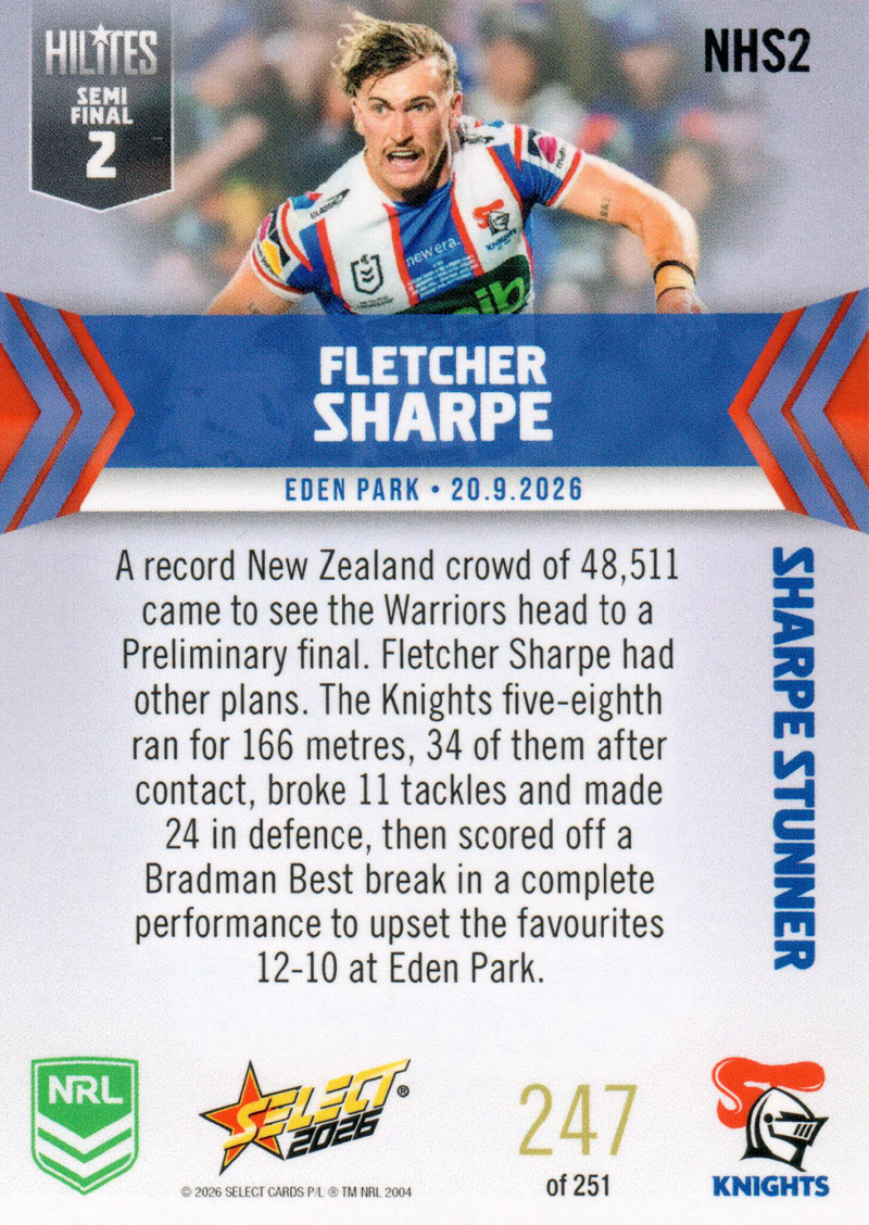 Fletcher Sharpe back