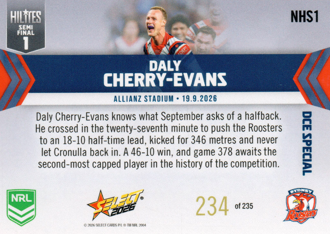 Daly Cherry-Evans back