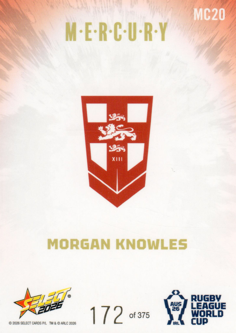 Morgan Knowles back