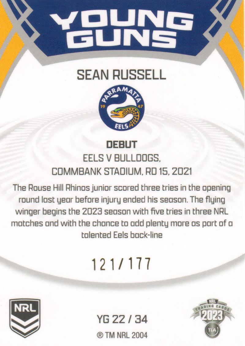Sean Russell back