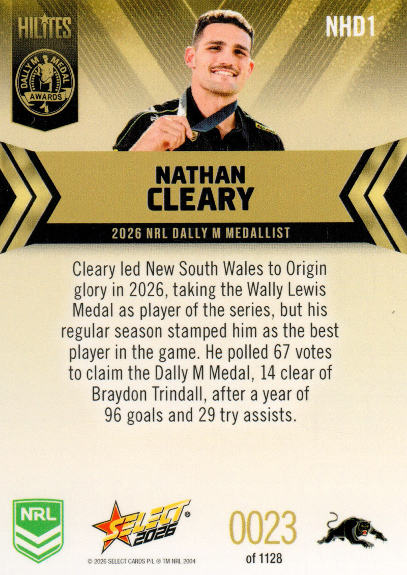 Nathan Cleary back