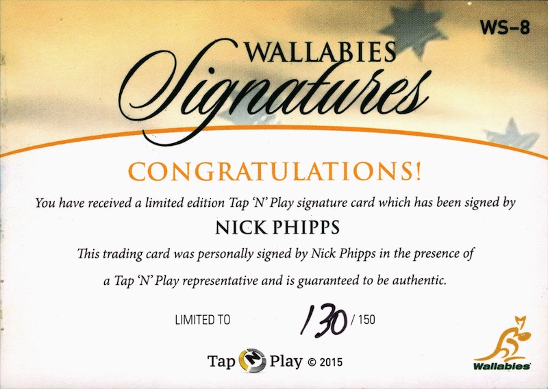 Nick Phipps back