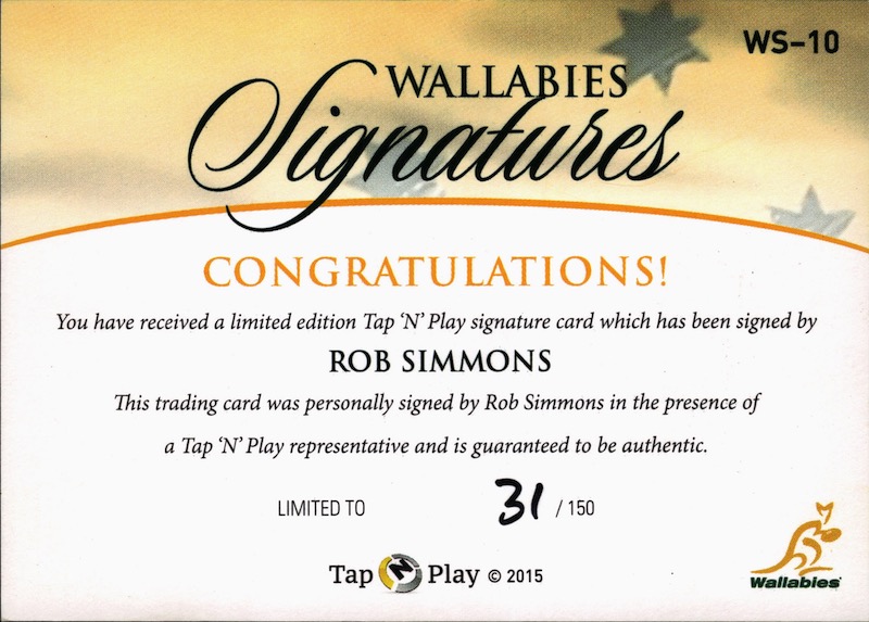 Rob Simmons back