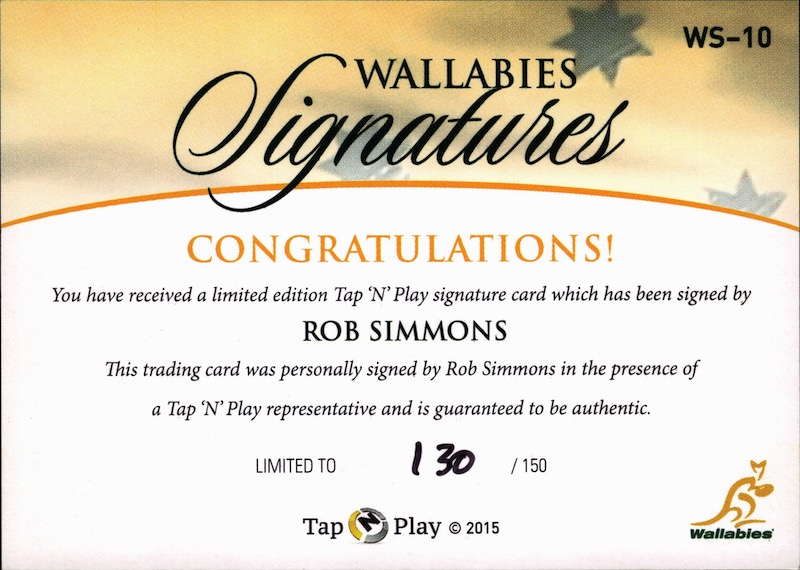 Rob Simmons back