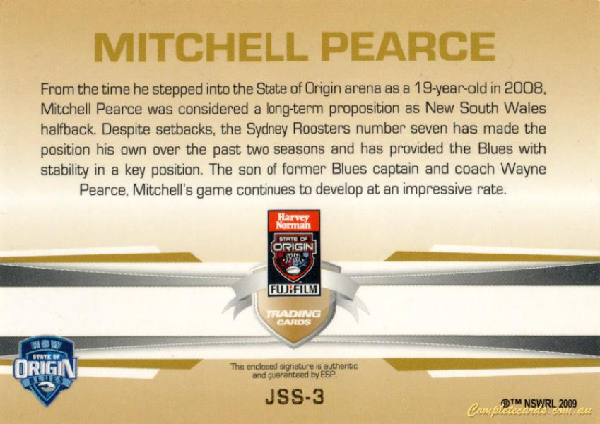Mitchell Pearce back