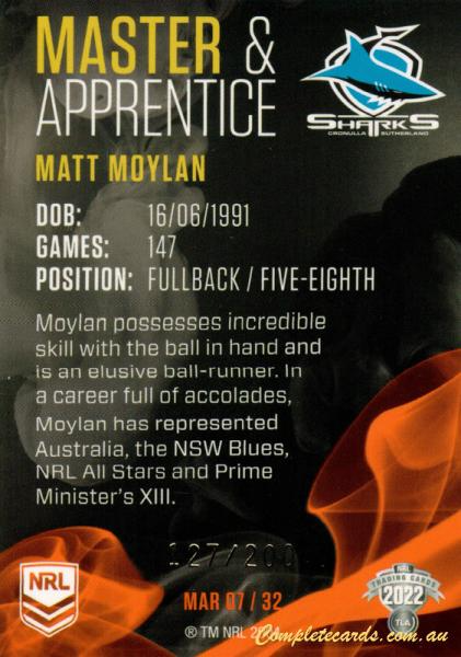 Matt Moylan back