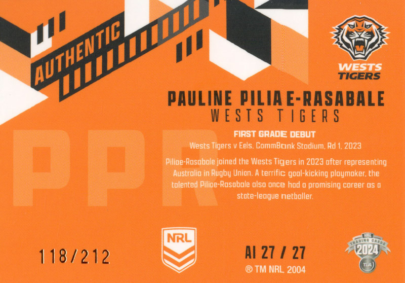 Pauline Piliae-Rasabale back