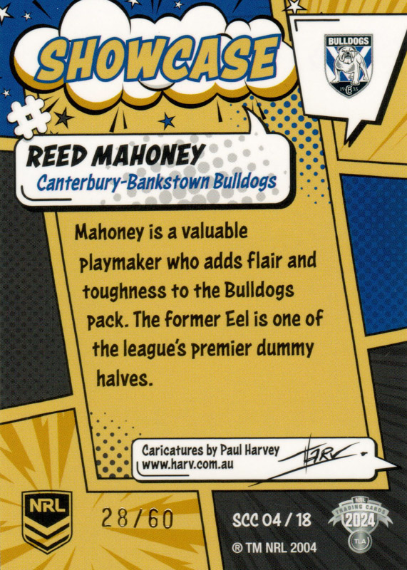 Reed Mahoney back