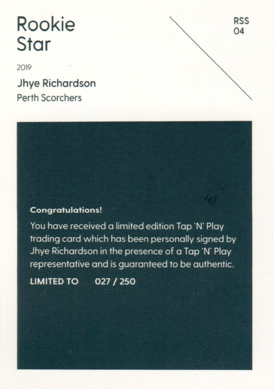 Jhye Richardson back