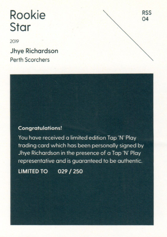 Jhye Richardson back