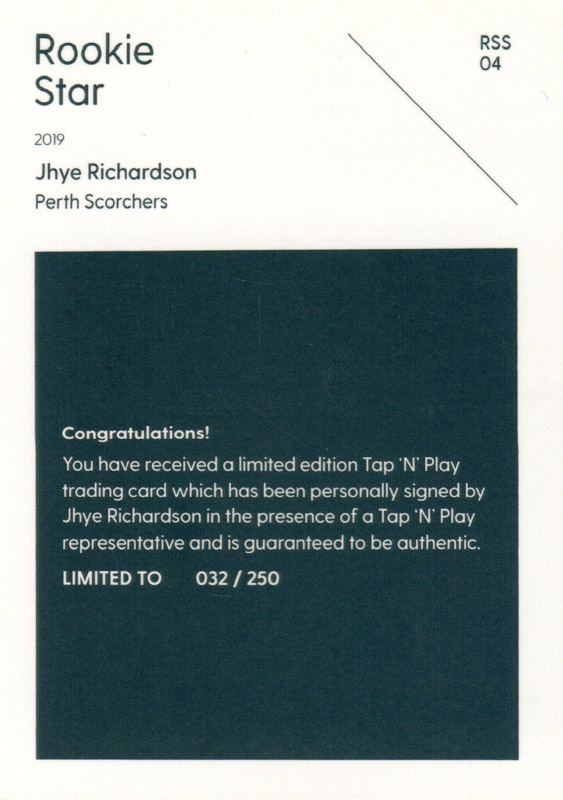 Jhye Richardson back