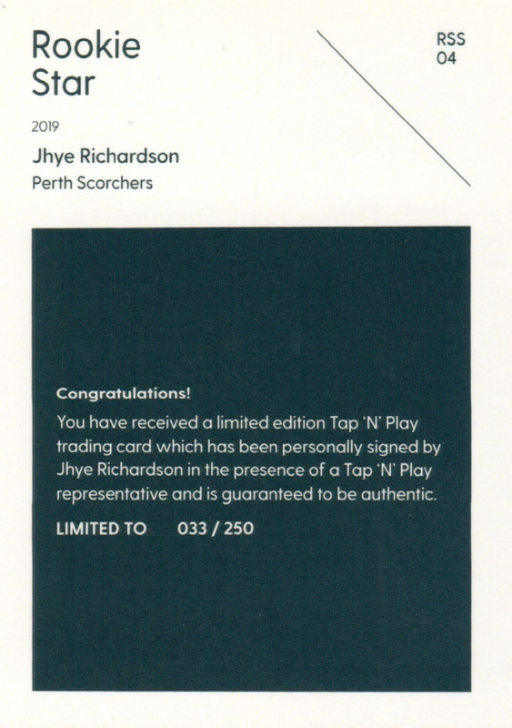 Jhye Richardson back