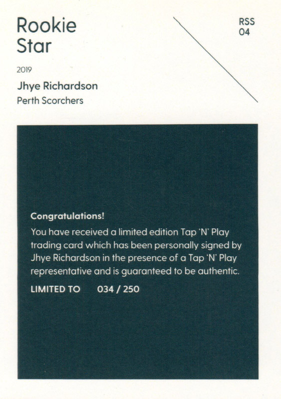 Jhye Richardson back