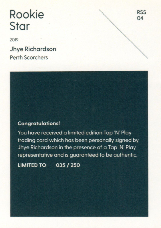 Jhye Richardson back