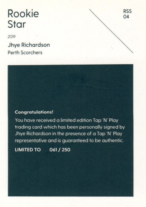 Jhye Richardson back