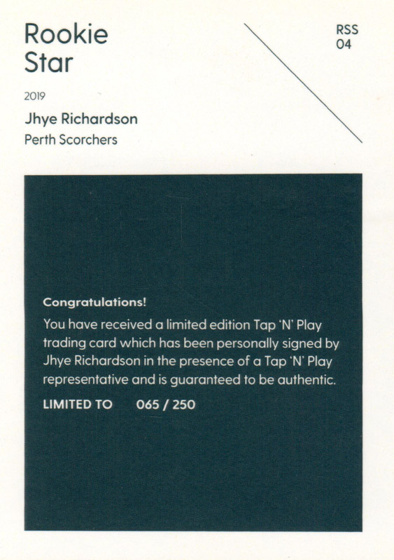 Jhye Richardson back