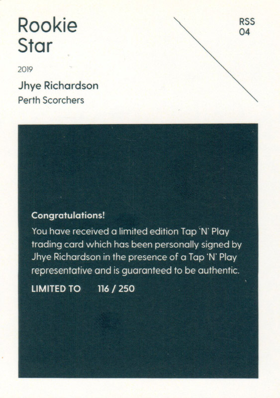 Jhye Richardson back