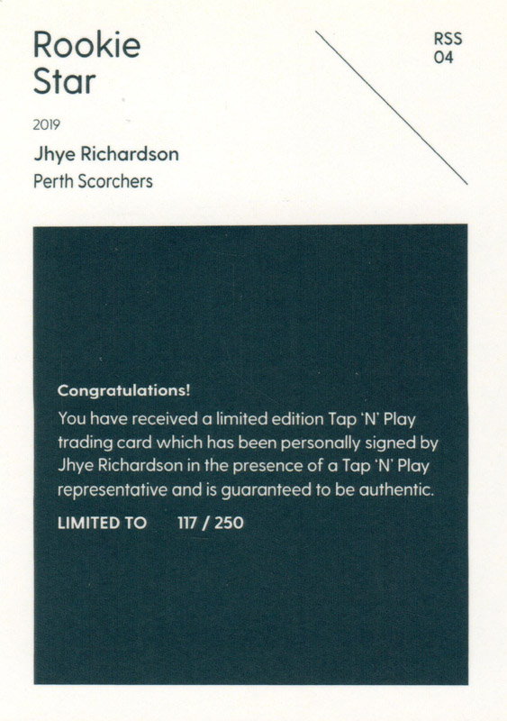 Jhye Richardson back
