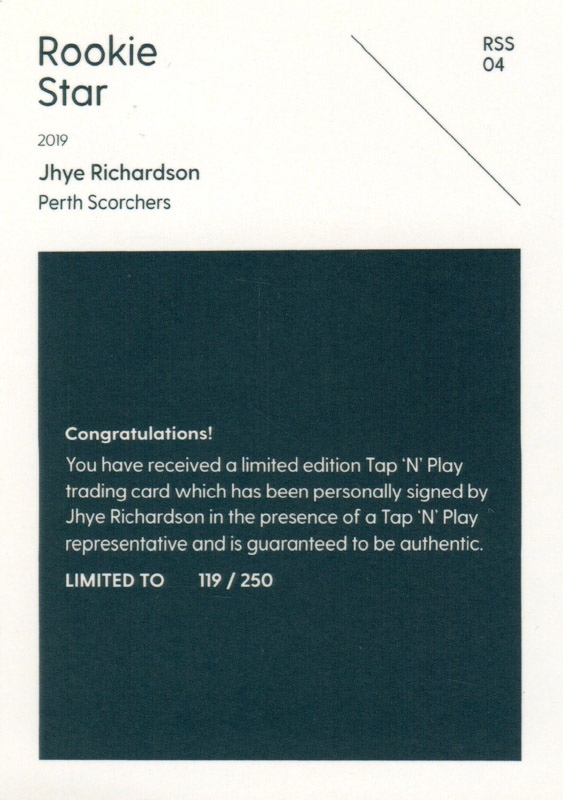 Jhye Richardson back