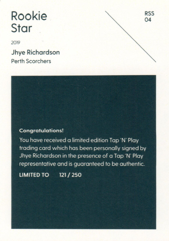Jhye Richardson back