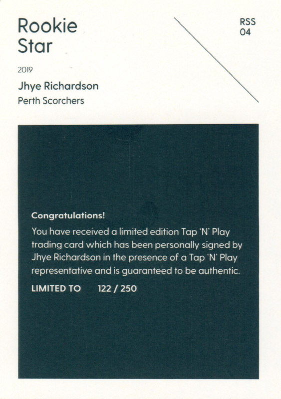 Jhye Richardson back