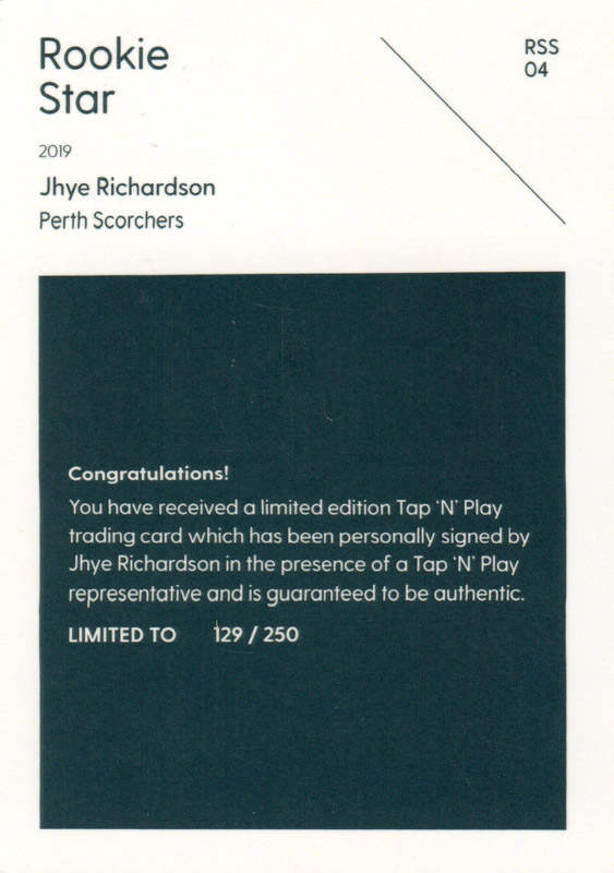 Jhye Richardson back
