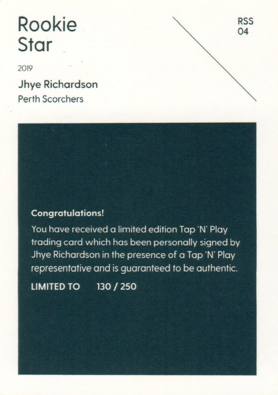 Jhye Richardson back