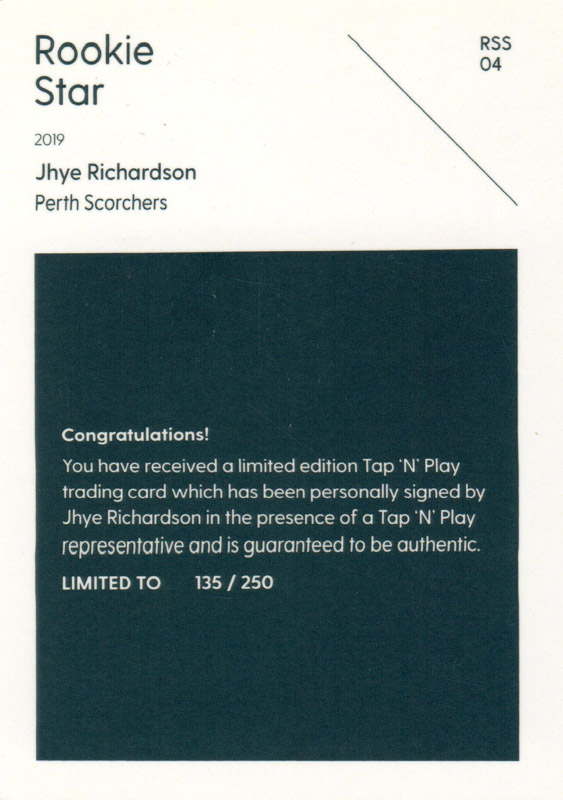 Jhye Richardson back