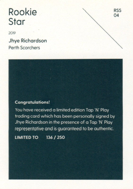 Jhye Richardson back