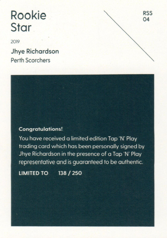 Jhye Richardson back