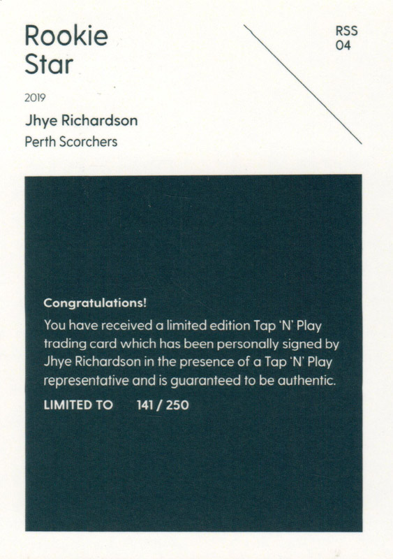 Jhye Richardson back