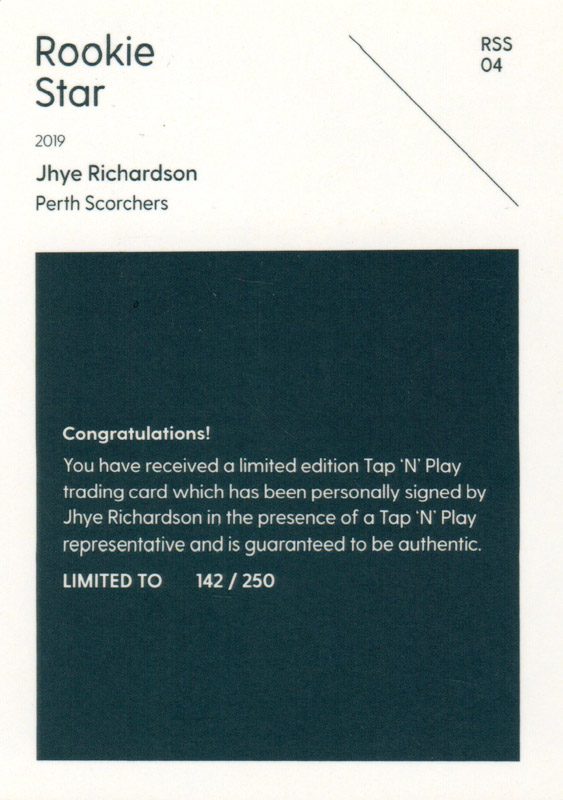 Jhye Richardson back