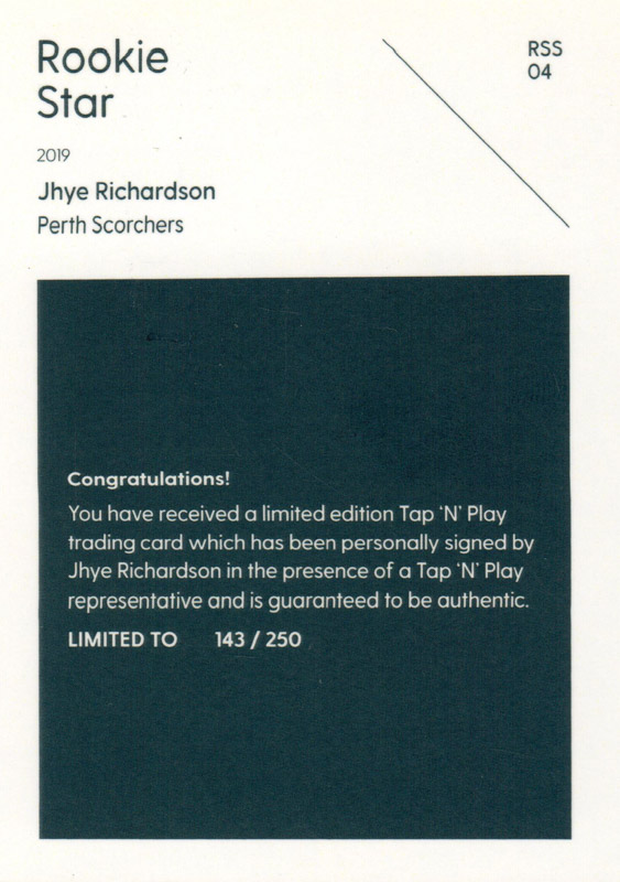 Jhye Richardson back