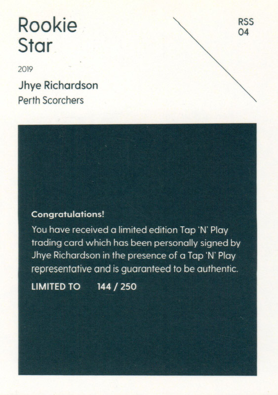 Jhye Richardson back