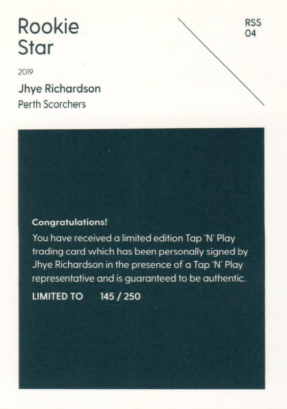 Jhye Richardson back