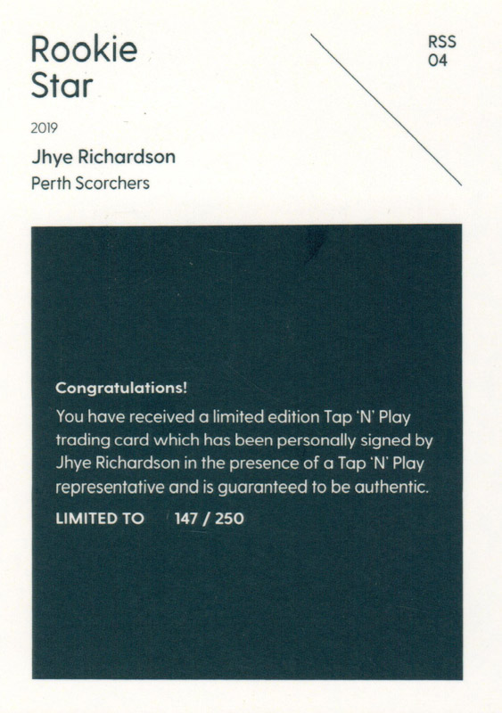 Jhye Richardson back