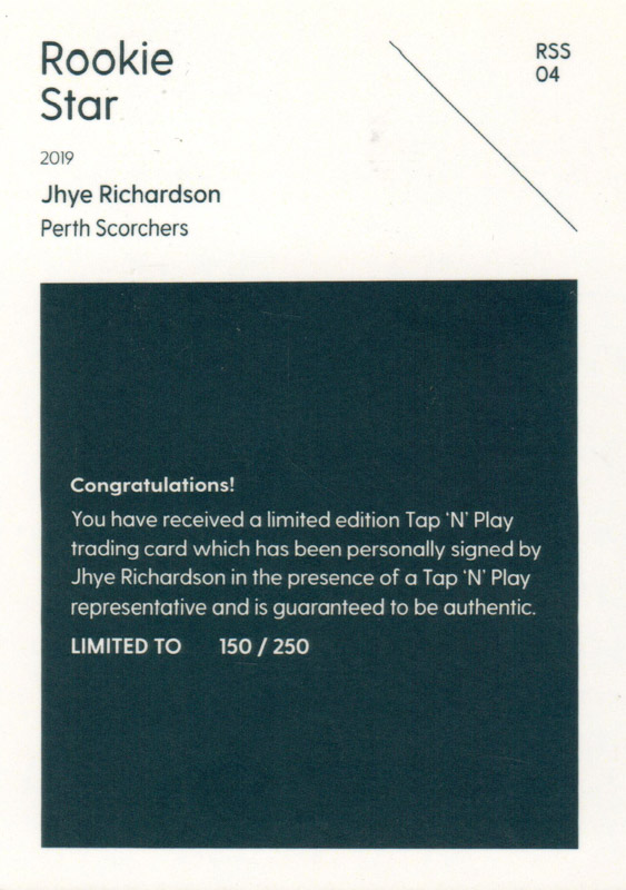 Jhye Richardson back
